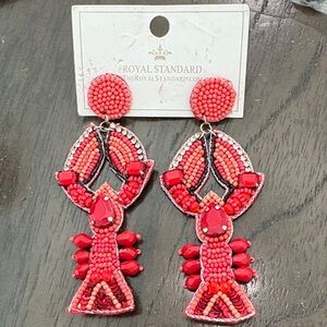 Red Lobster Earrings